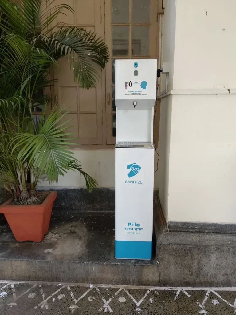 Hand Sanitizer & Temperature Screening Booth || PILO || Smart || Covid-19