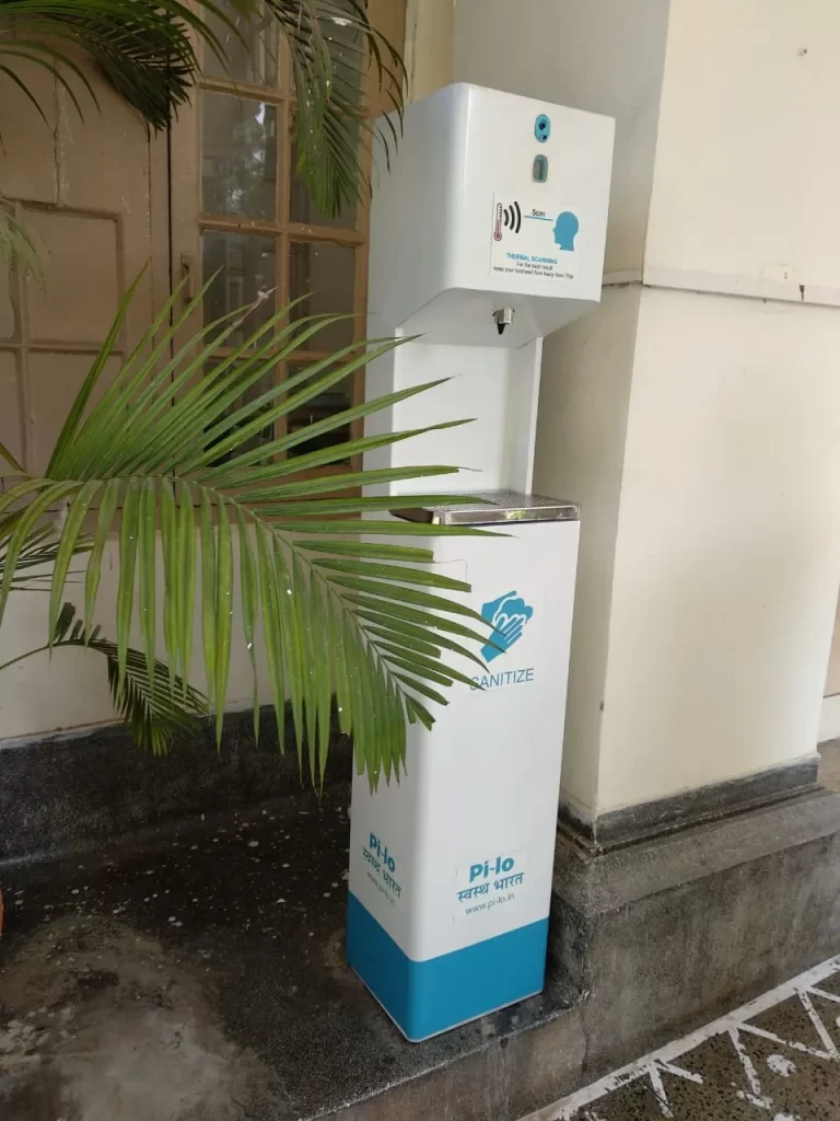 Hand Sanitizer & Temperature Screening Booth || PILO || Smart || Covid-19