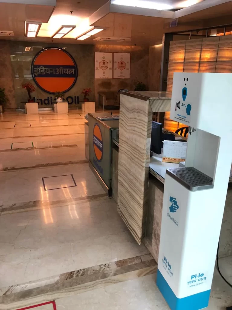 Hand Sanitizer & Temperature Screening Booth || PILO || Smart || Covid-19